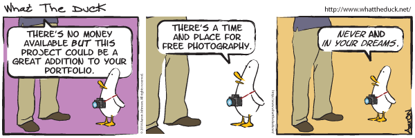 There is time and place for free photography
