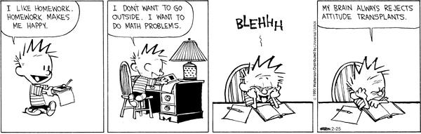 Calvin&Hobbes: Attitude Transplants